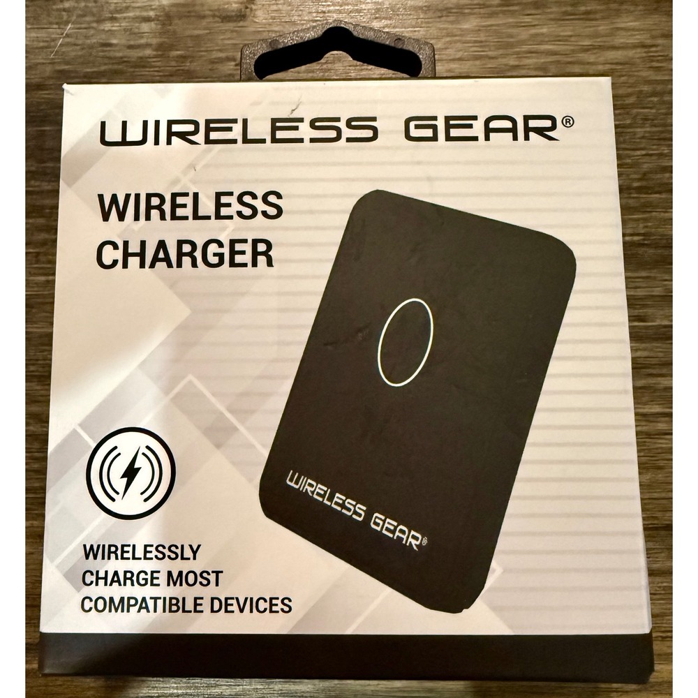 Wireless Gear Wireless Charger Universal Black NEW BL2185 Qi Charging Pad